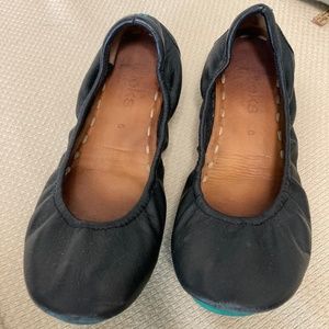 Black Tieks, size 6